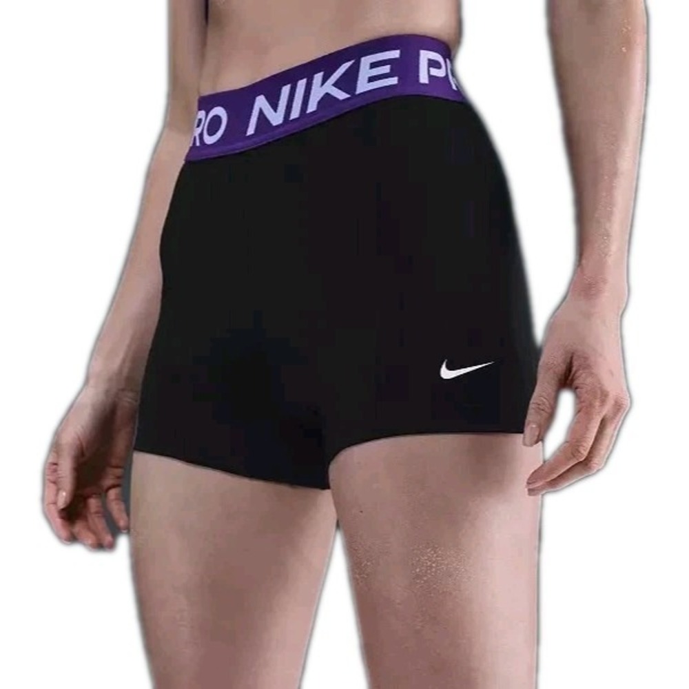 Nike Women's Size M Dri Fit Pro 3" Training Running Compression Shorts CZ9857